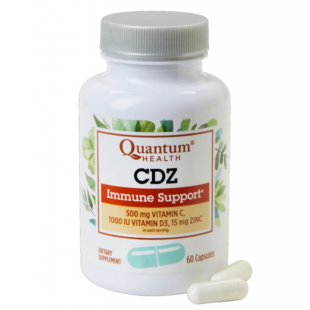 Immune Support Vitamin with C, D3 & Zinc - 60 Capsules