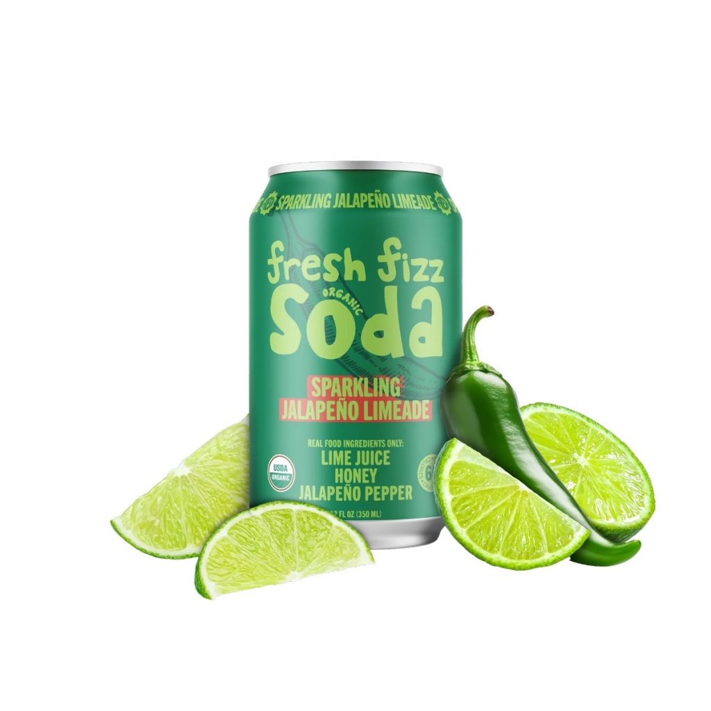 Sparkling Jalapeno Lime Soda, 12 fl oz