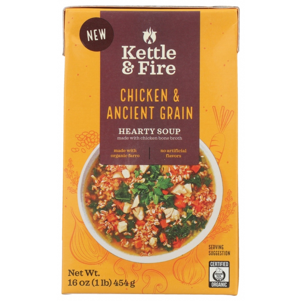 Hearty Chicken and Ancient Grain Soup, 16 oz