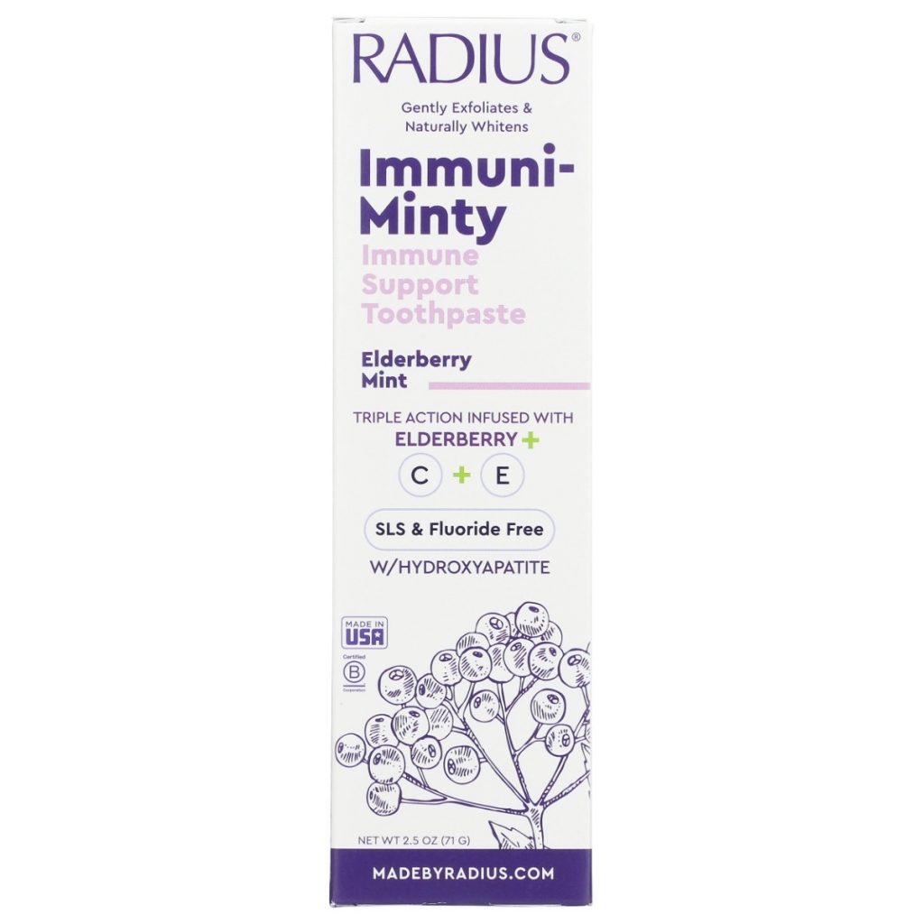 Immuni Minty Elderberry Mint Toothpaste, 2.5 oz