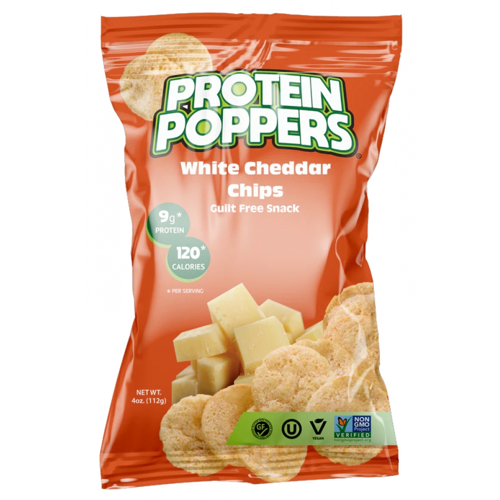 White Cheddar Chips - Protein Poppers Snack