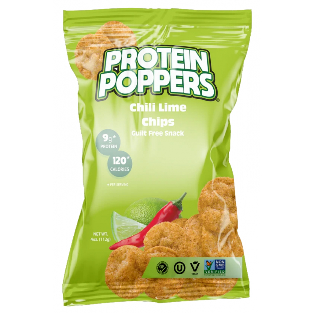 Protein Poppers Sweet Honey BBQ Chips - A Healthy Snack