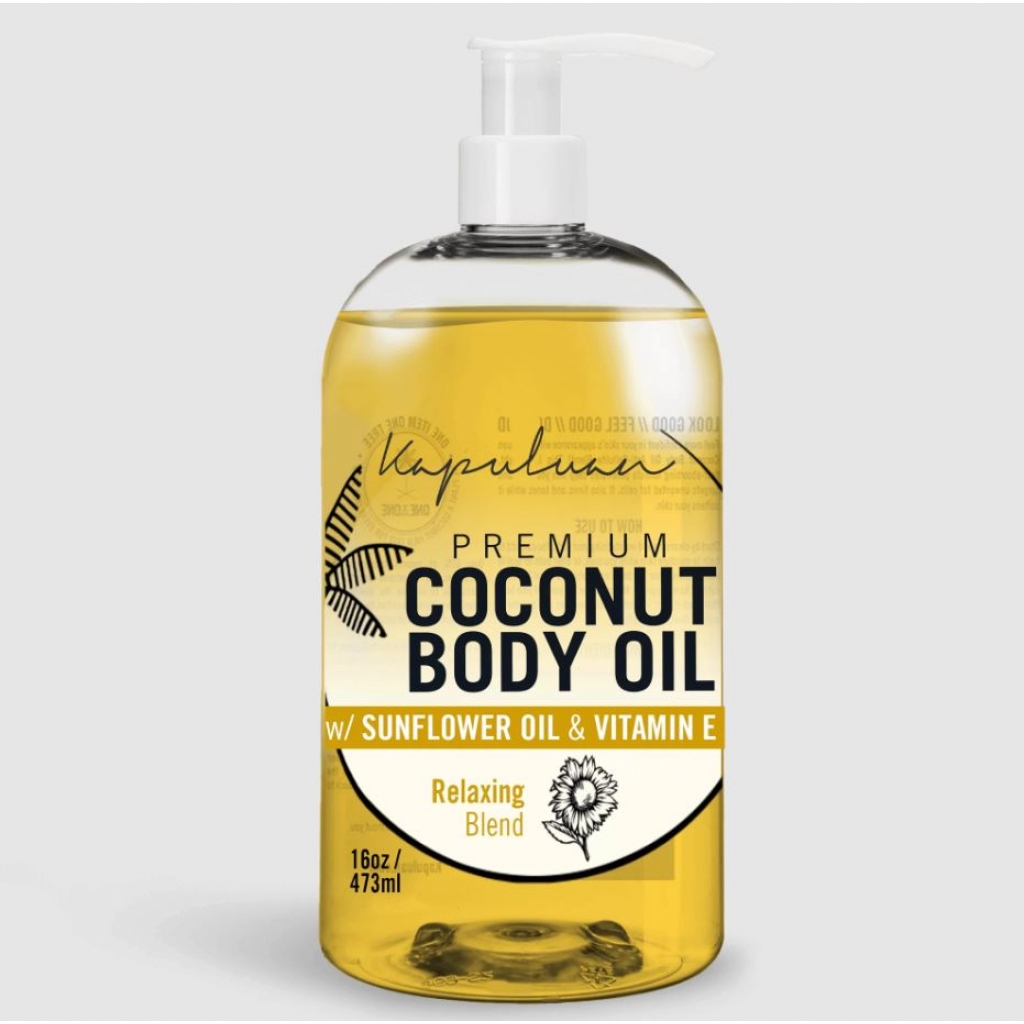 Relaxing Coconut Body Oil, 8 oz