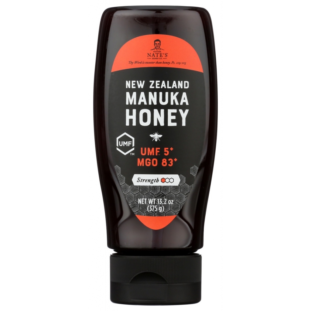 Nate’s Manuka Honey UMF 5 MGO 83, 13.2 oz