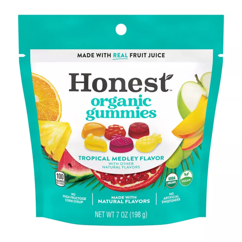 Organic Tropical Medley Flavored Gummies