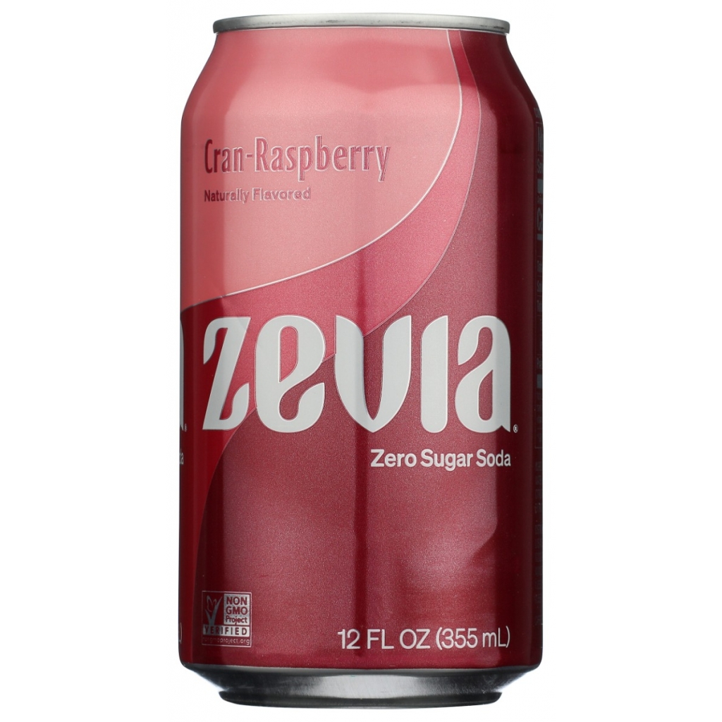 Zevia Cran-Raspberry Zero Sugar Soda - Refreshing Beverage