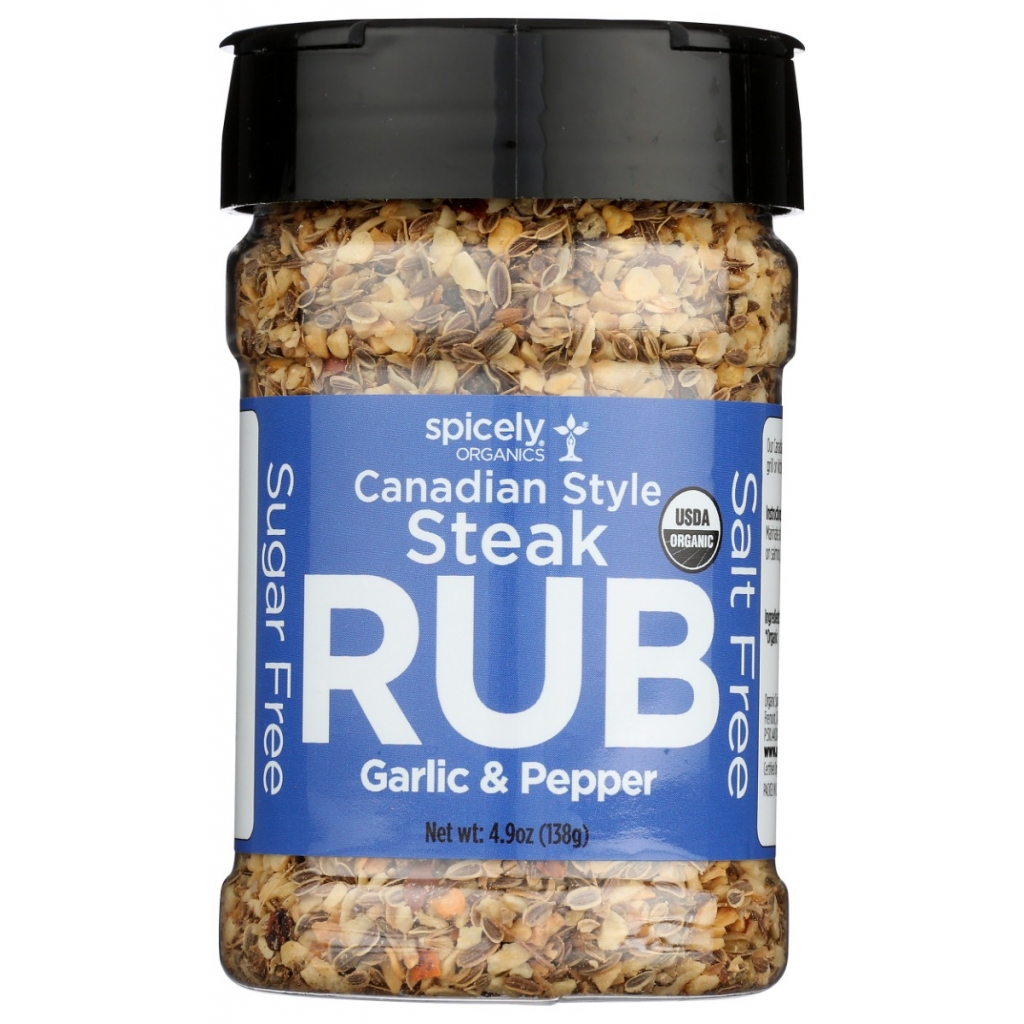 Garlic & Pepper Canadian Steak Rub, 4.9 oz