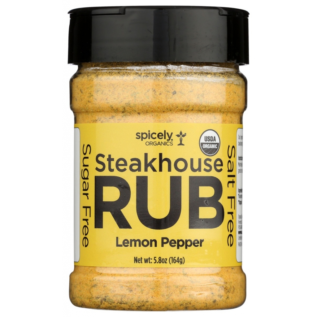 Lemon Pepper Steakhouse Rub, 5.8 oz