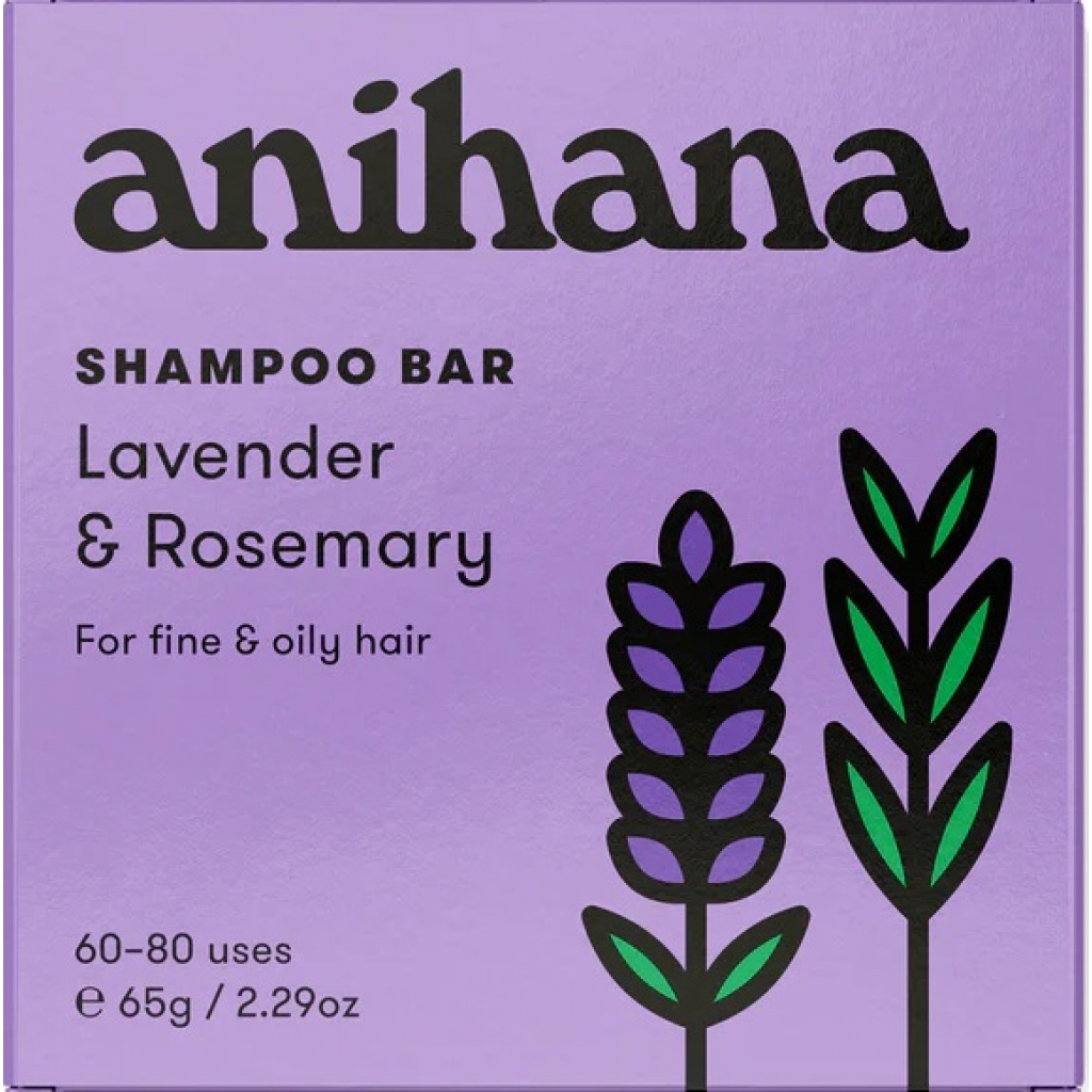 Eco-Friendly Lavender and Rosemary Shampoo Bar - 65 gm