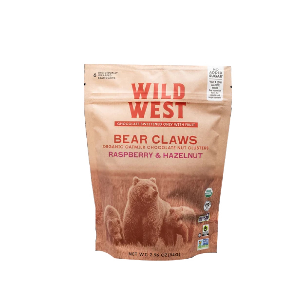 Raspberry And Hazelnut Bear Claws - 2.96 Oz