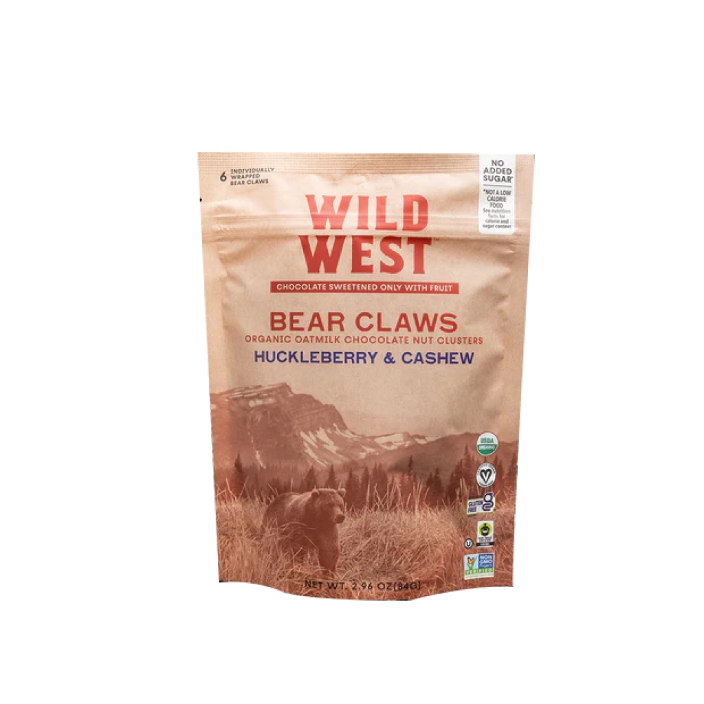 Huckleberry And Cashew Bear Claws - 2.96 Oz