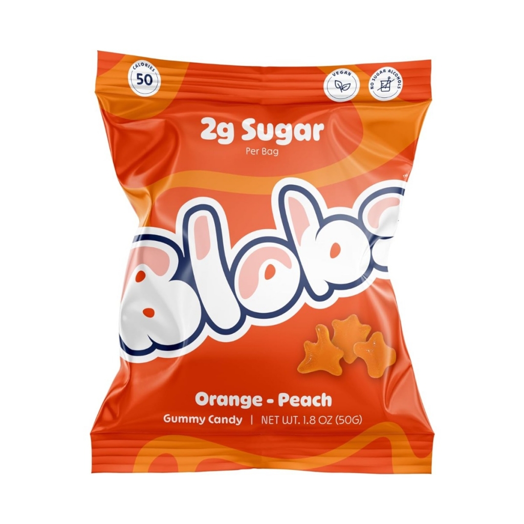 Orange Peach Gummy Candy - 1.8 oz