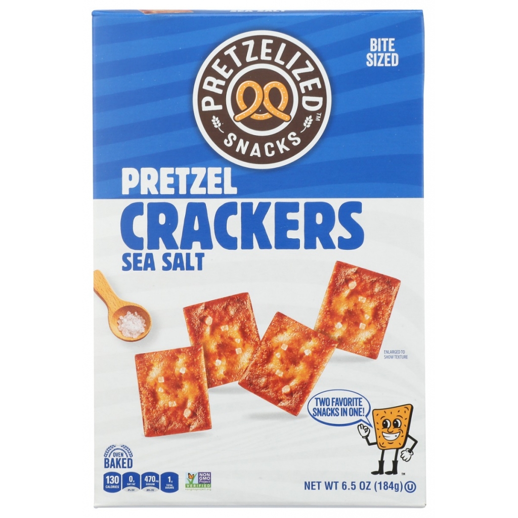 Sea Salt Pretzel Crackers, 6.5 oz