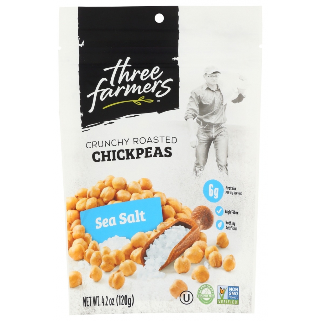 Nutritious Sea Salt Roasted Chickpeas - 4.2 oz