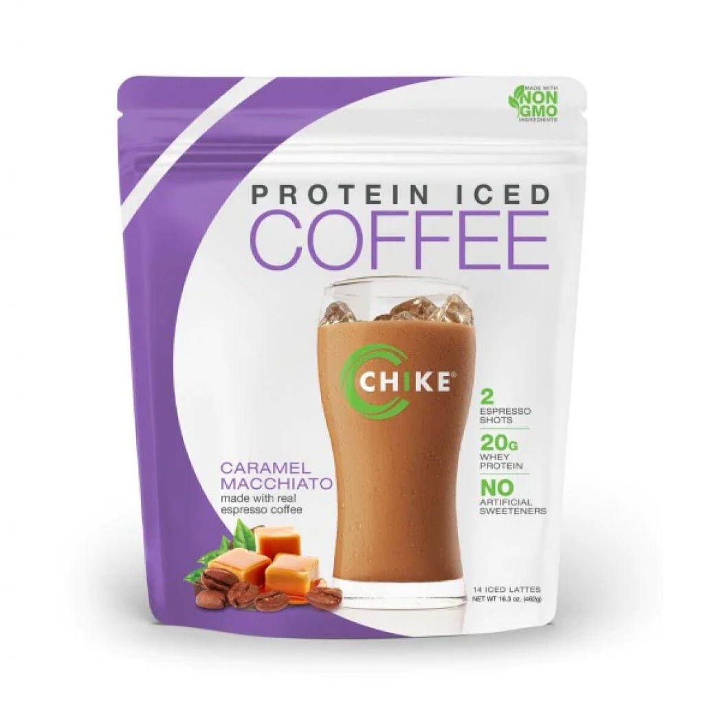 Protein Iced Coffee Caramel Macchiato