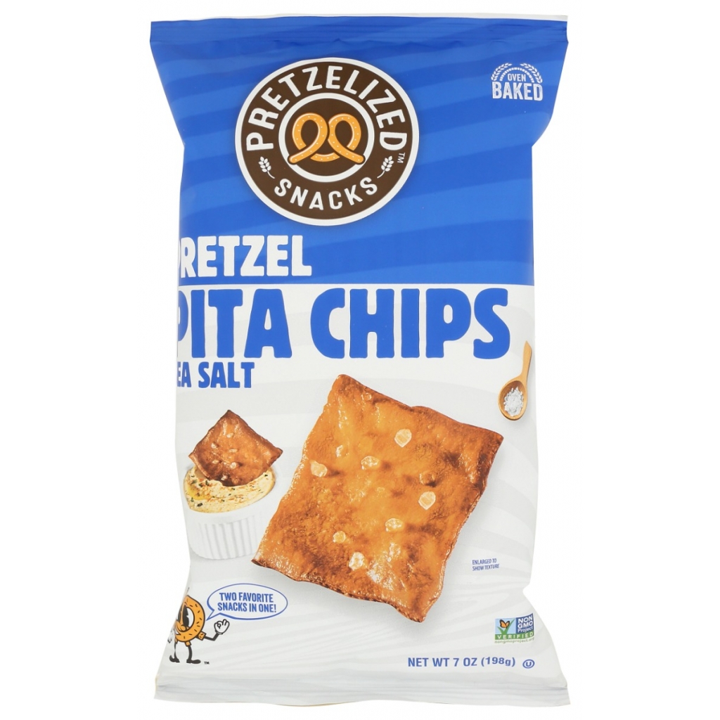 Artisan Sea Salt Pretzel Pita Chips, 7 oz