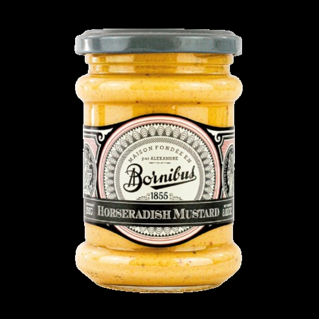 Bornibus Horseradish Mustard - 8.82 oz