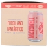 Strawberry Ginger Prebiotic Soda 4-Pack - 48 fl oz.