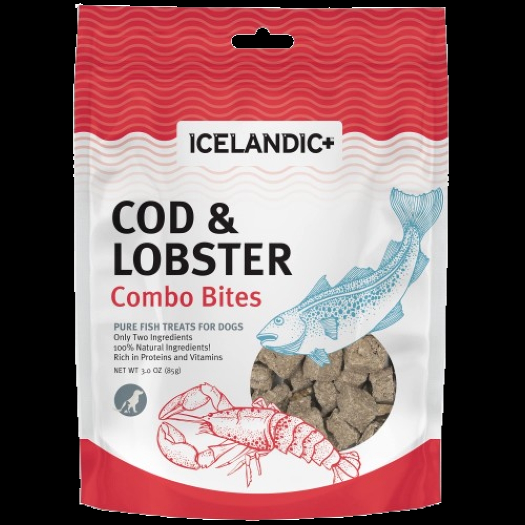 Cod and Lobster Combo Bites Fish Dog Treats - 3 Oz