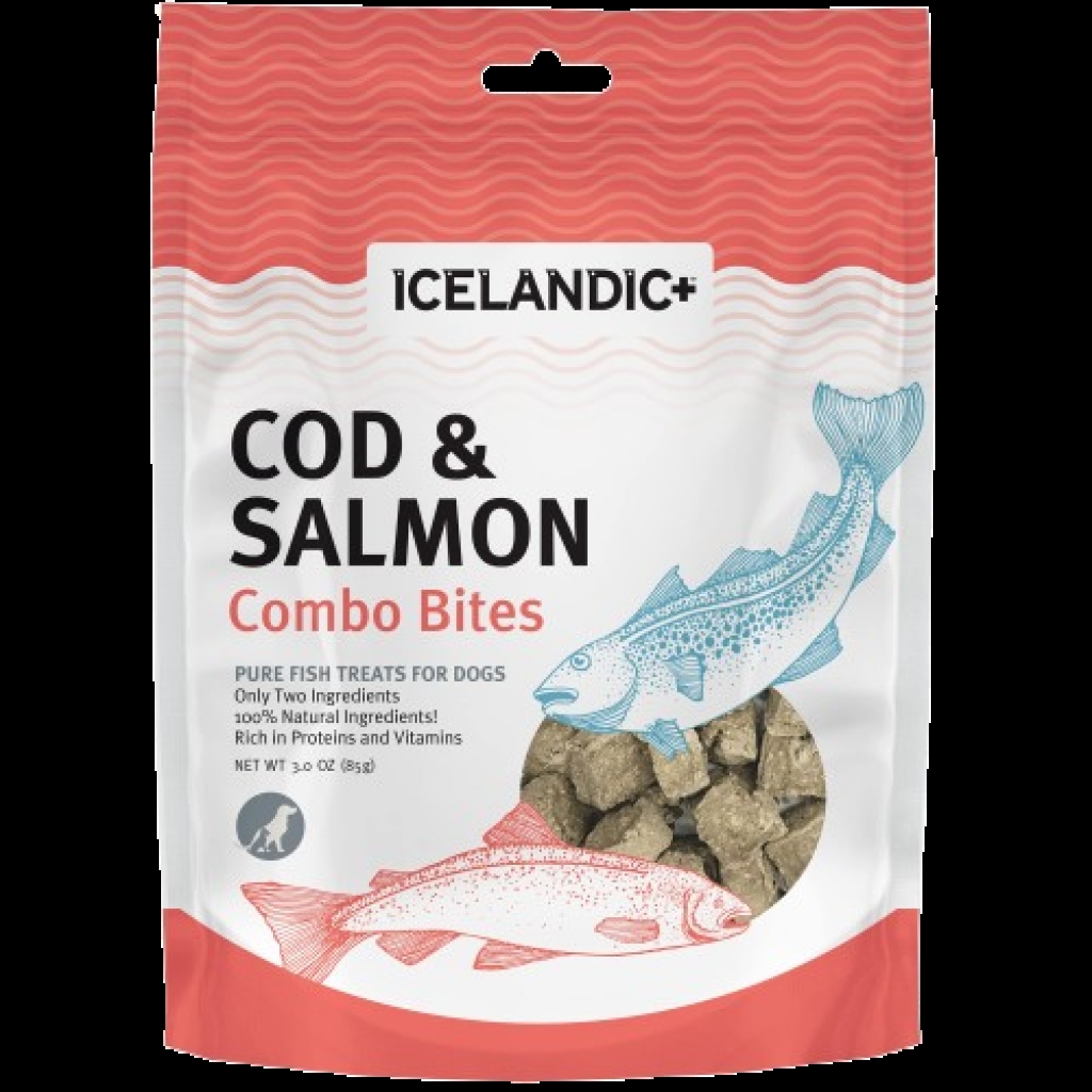 Cod And Salmon Combo Bites Fish Dog Treats - 3 Oz