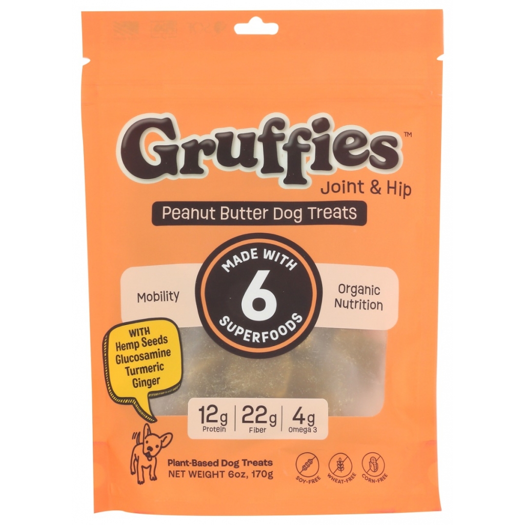 Joint & Hip Peanut Butter Dog Treat, 6 oz