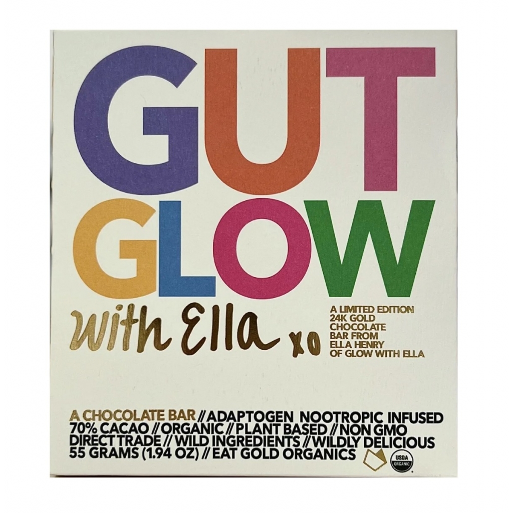 Gut Glow with Ella Functional Chocolate Bar - 1.94 oz