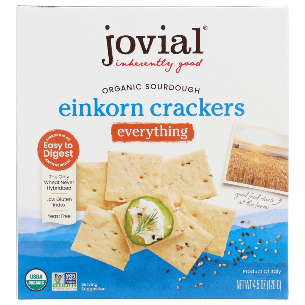 Einkorn Everything Crackers - Wholesome Snack Option