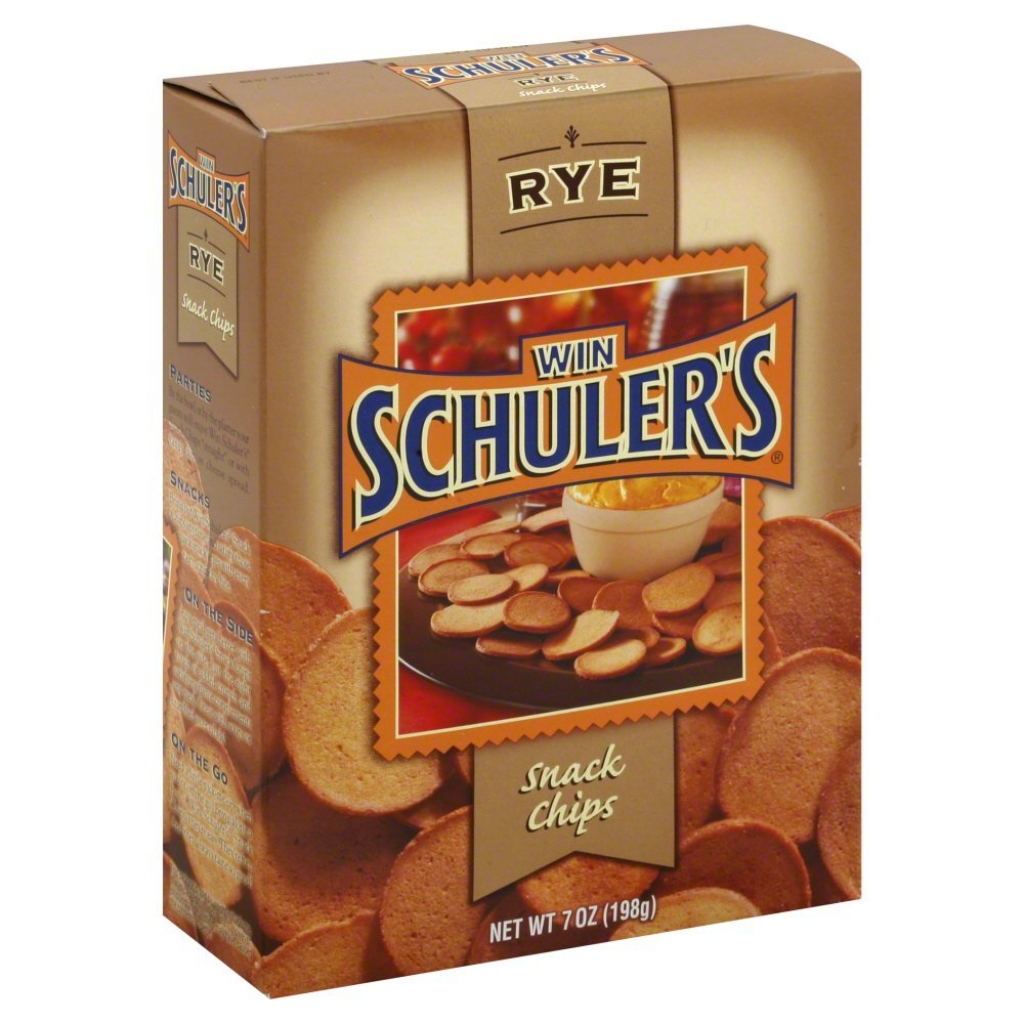 Win Schuler Natural Rye Bar Chips, 7 oz