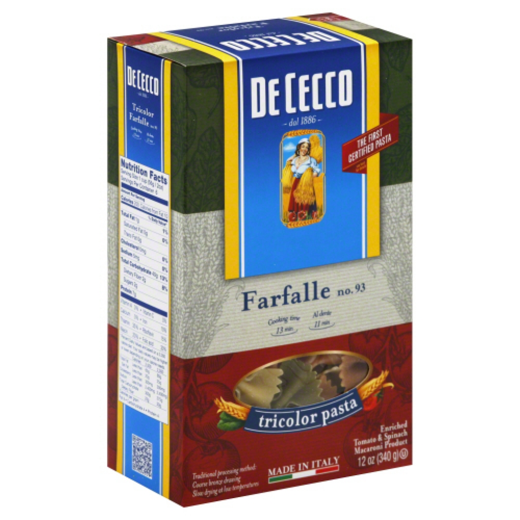 Tricolor Farfalle Pasta, 13.25 oz