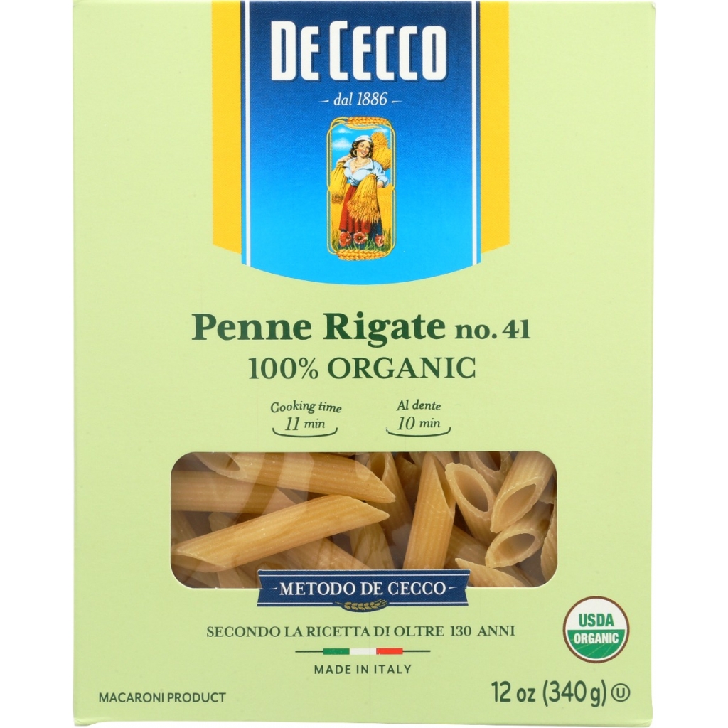 Organic Penne Rigate Pasta