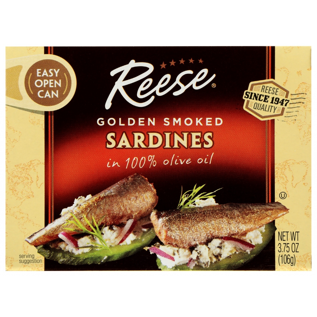 Smoked Sardines in Olive Oil, 3.75 oz