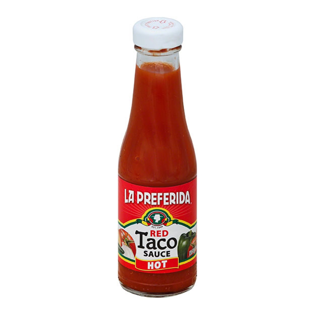 Premium Taco Hot Red Sauce, 7 oz