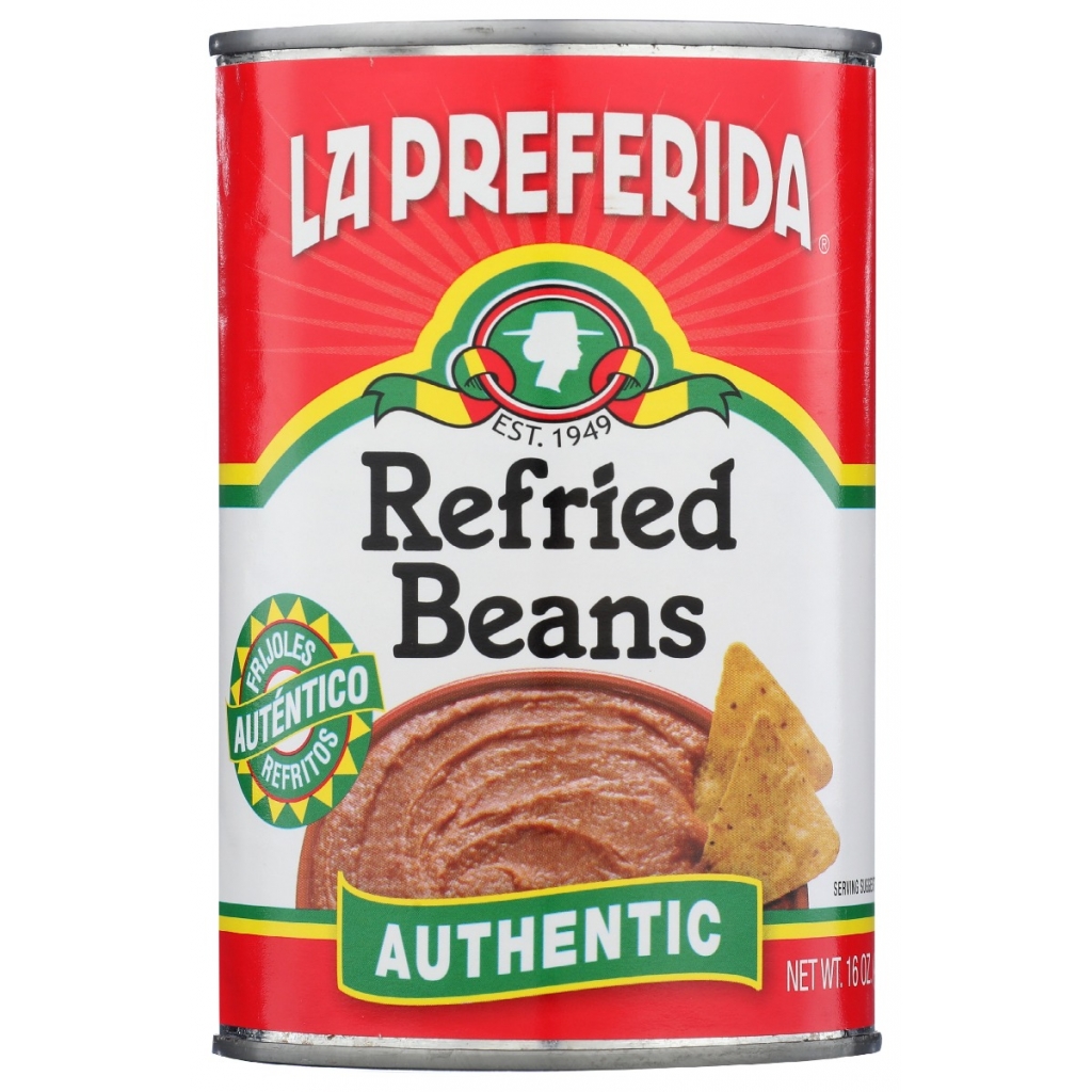 Authentic Refried Beans - 16 oz