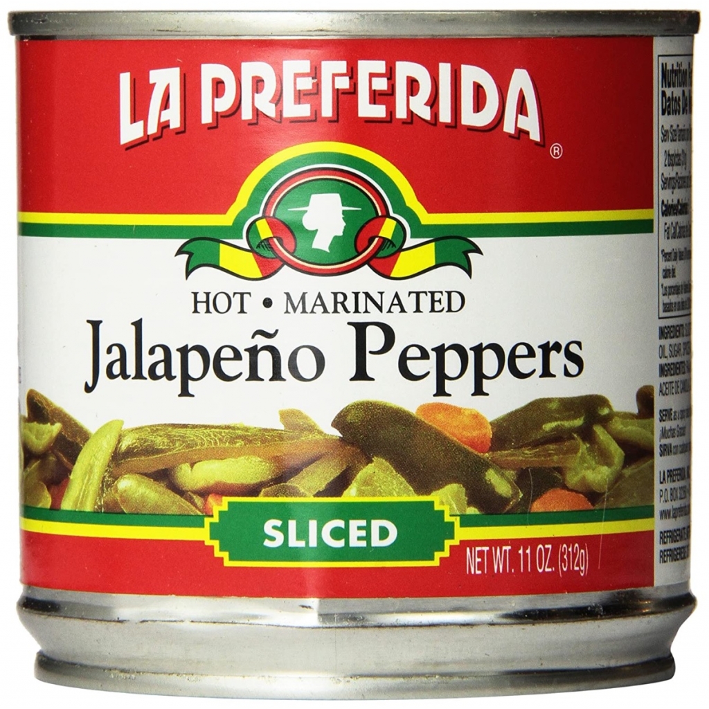 Sliced Jalapeños in Brine