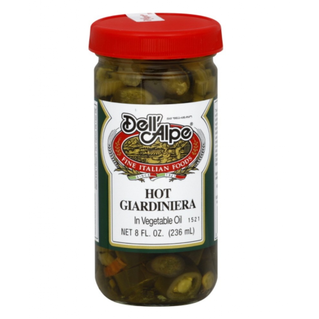 Hot Giardiniera in Vegetable Oil - 8 oz