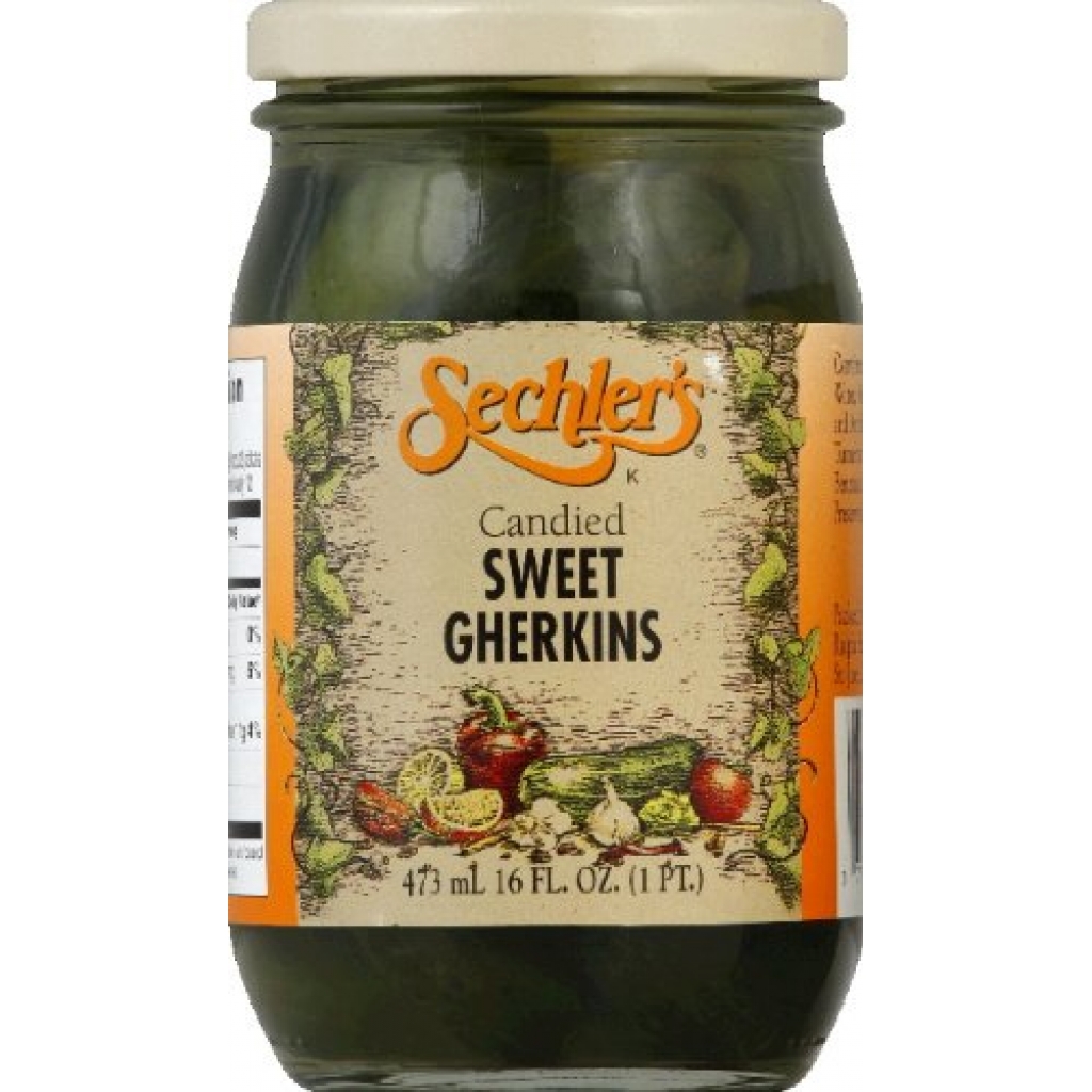 Sweet Candied Gherkin Pickles