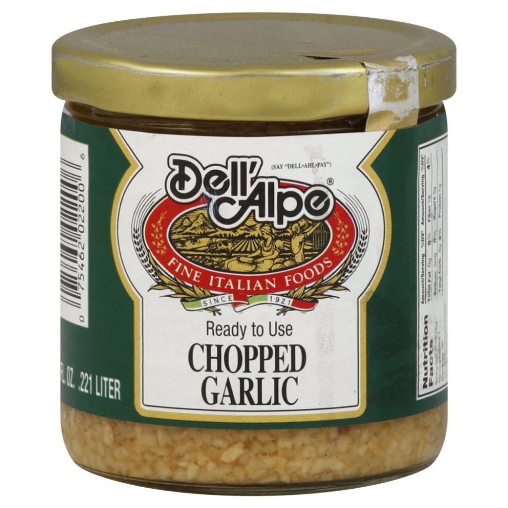 Authentic Chopped Garlic from Southern Italy - 7.5 oz