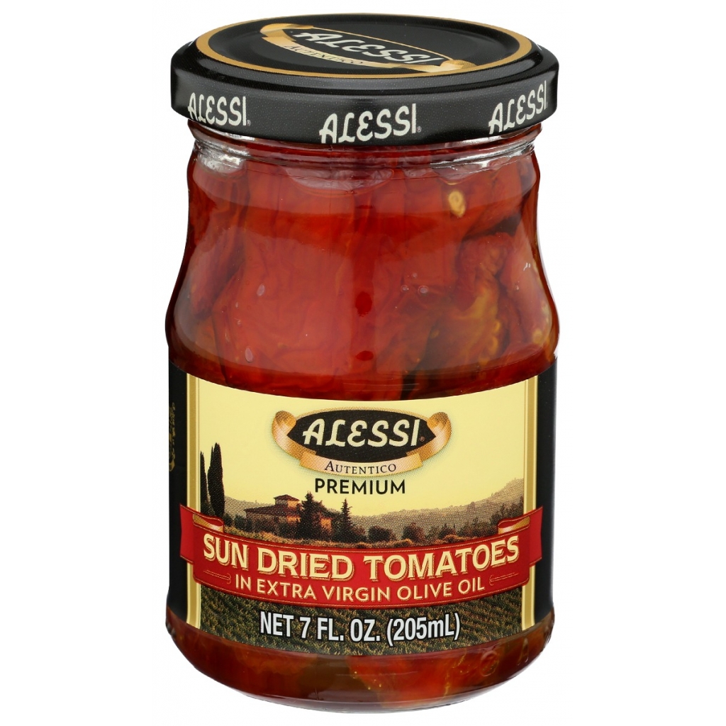 Sun-Dried Tomatoes in Extra Virgin Olive Oil, 7 oz