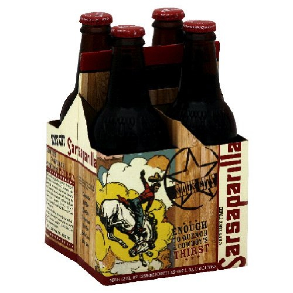 Sioux City Sarsaparilla Soda - 48 fl oz (4 Pack)