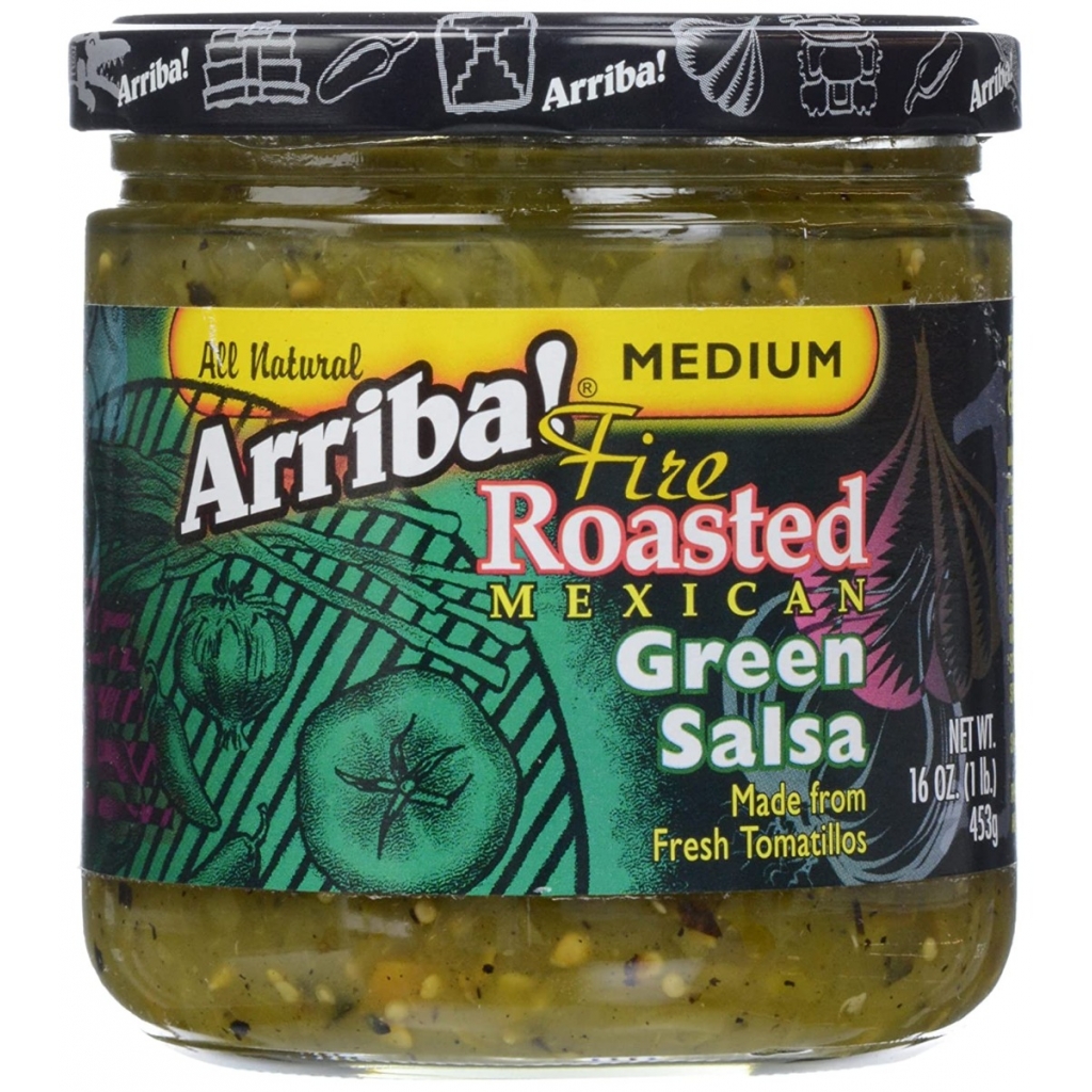 Medium Fire Roasted Mexican Green Salsa - 16 oz.