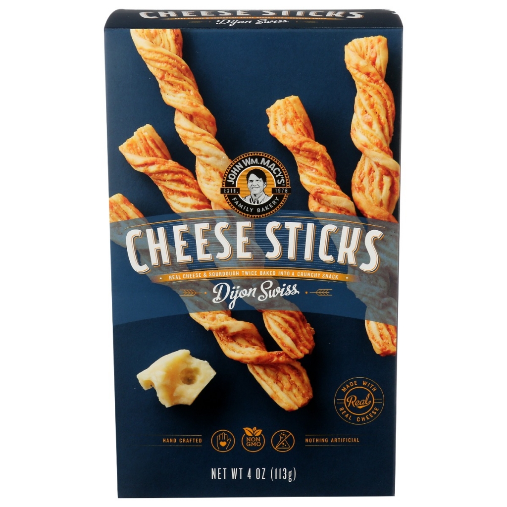 Dijon Swiss Cheese Sticks - Savory Snack