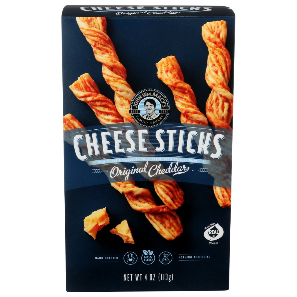 Award-Winning Original Cheddar Cheesesticks - Crunchy Delight