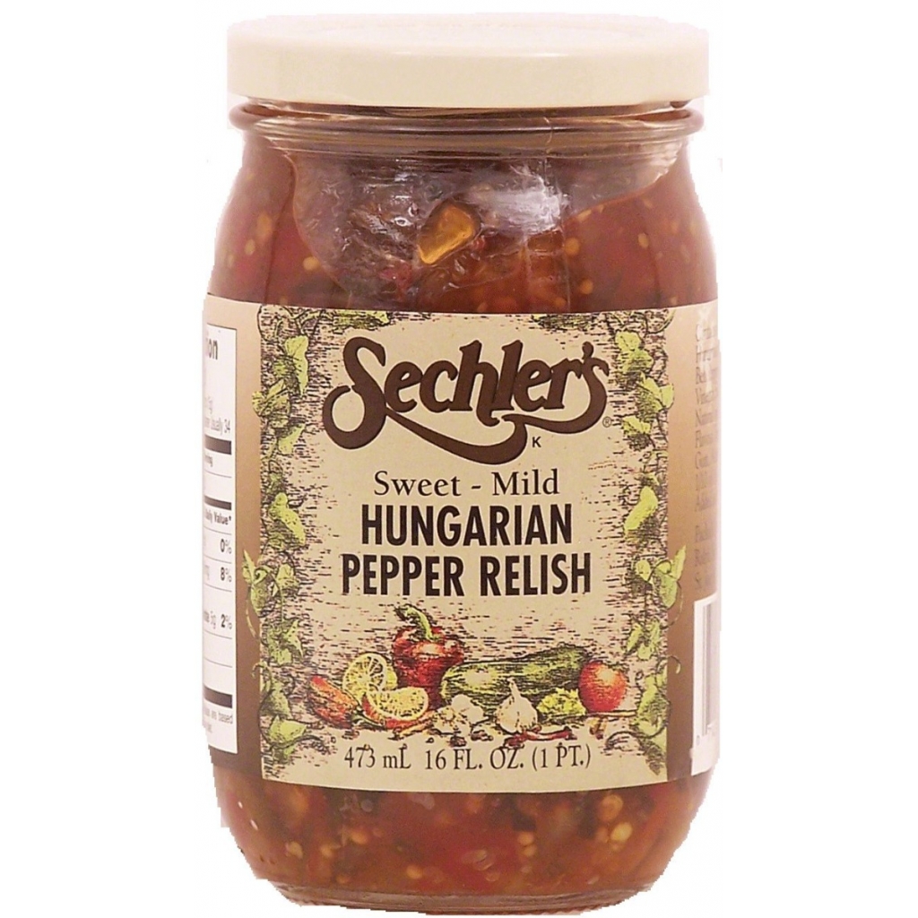 Sweet & Mild Hungarian Pepper Relish - 16 oz - Flavor Enhancer