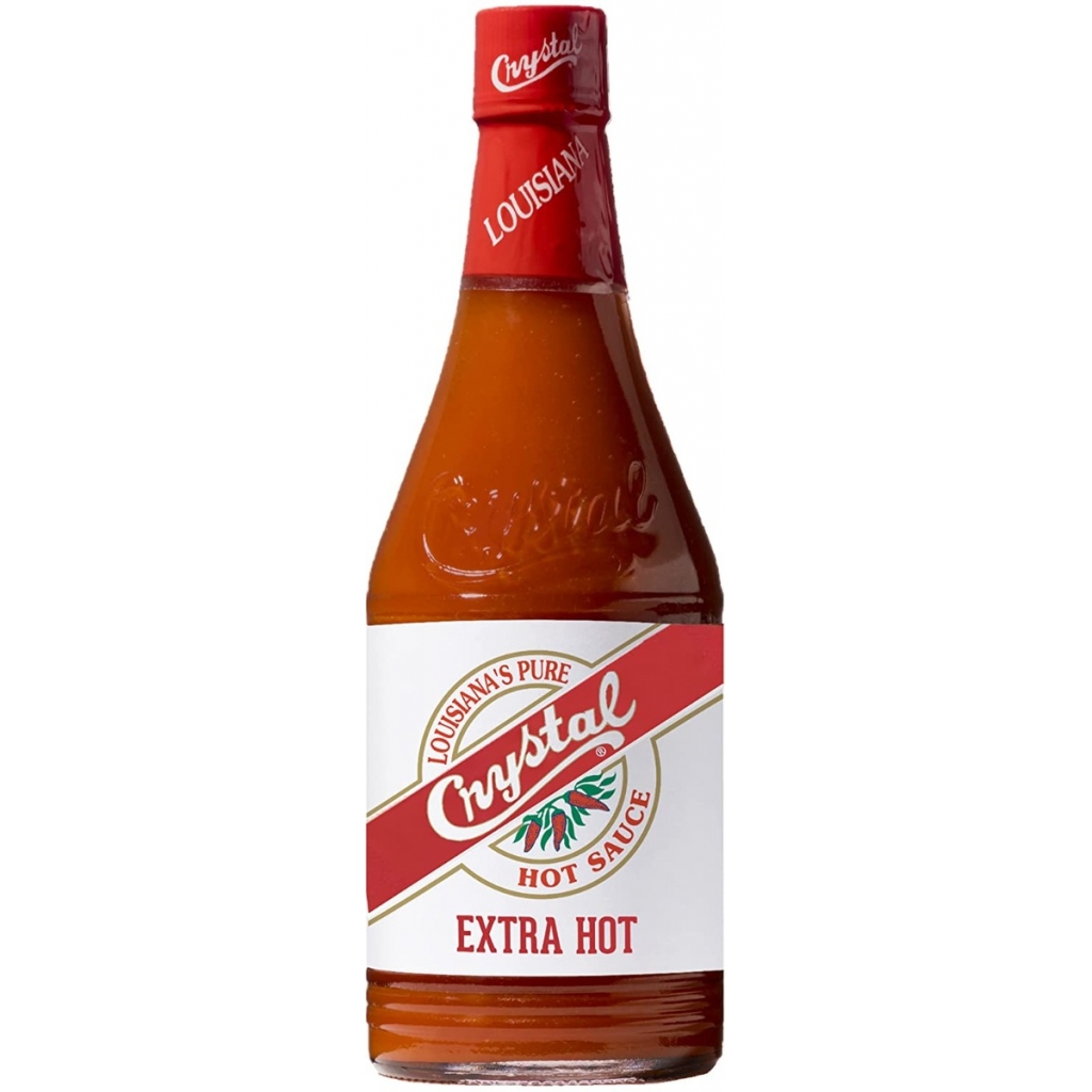 Crystal Extra Hot Hot Sauce, 6 oz