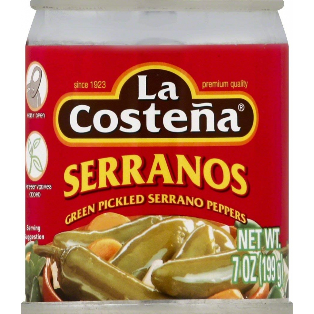 Authentic Serrano Peppers - 7 oz of Spicy Flavor