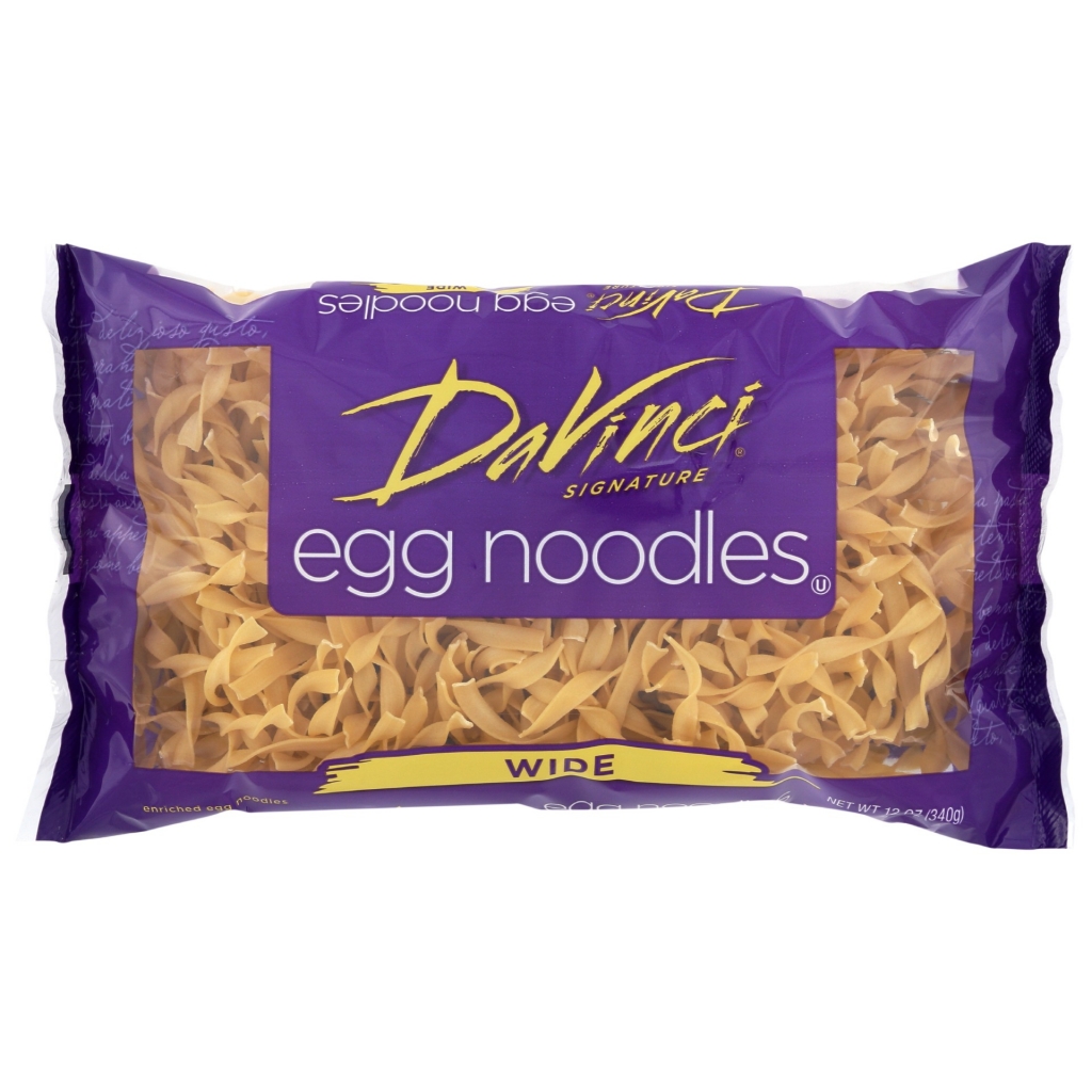 Wide Egg Noodles - Culinary Versatility, 12 oz