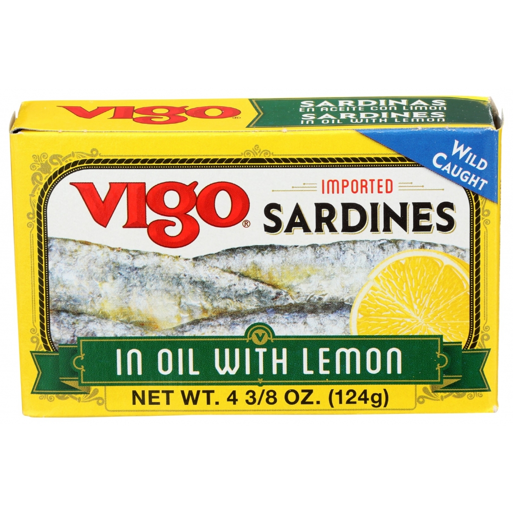 Sardines in Oil with Lemon - 4.37 oz