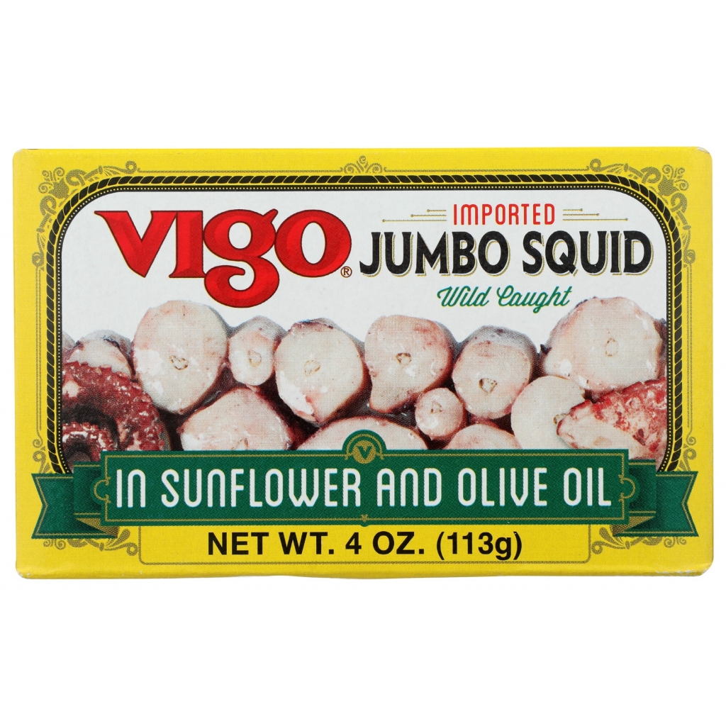 Roland Jumbo Squid in Oil - Premium Seafood