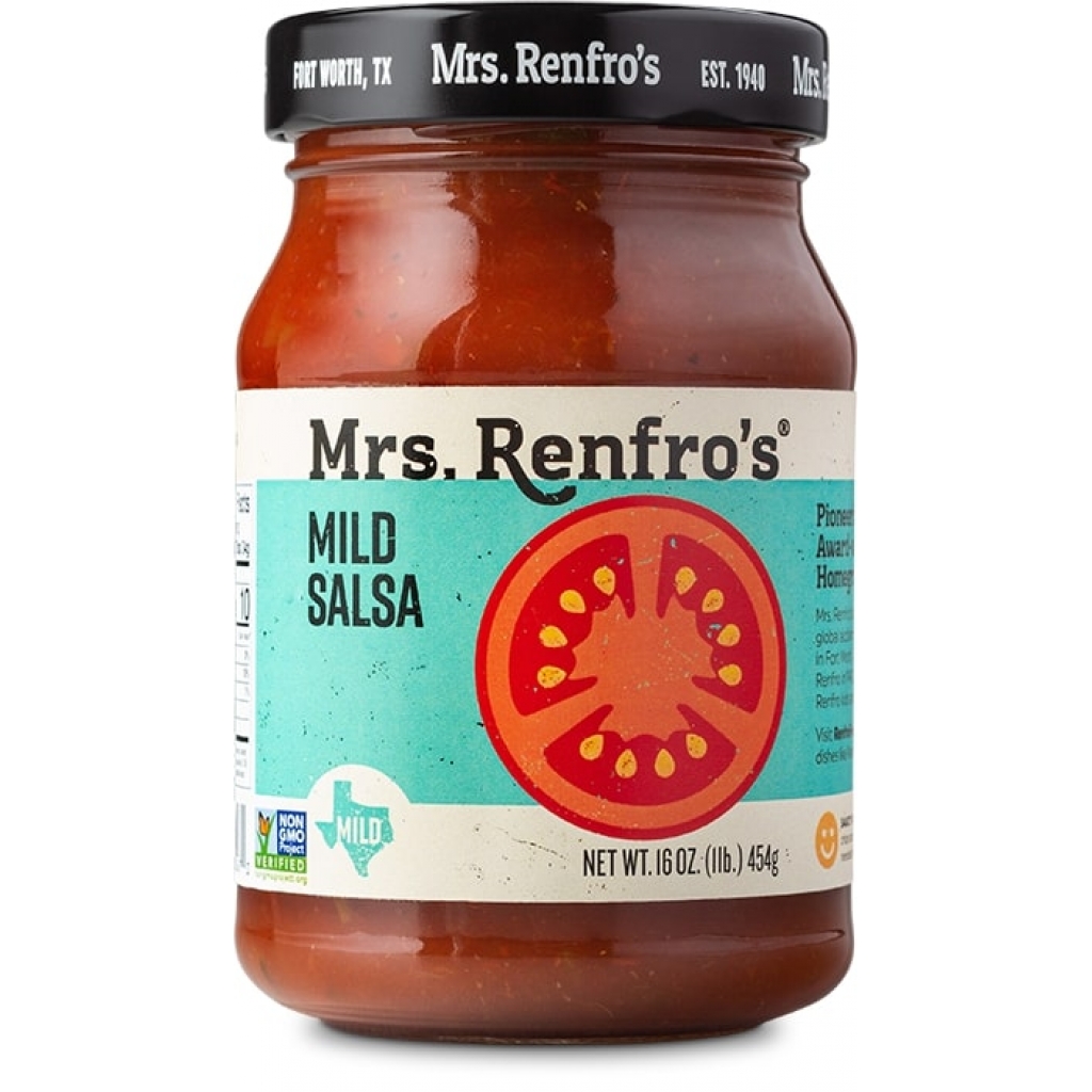 Mrs. Renfro's Mild Salsa - Flavorful & Non-GMO