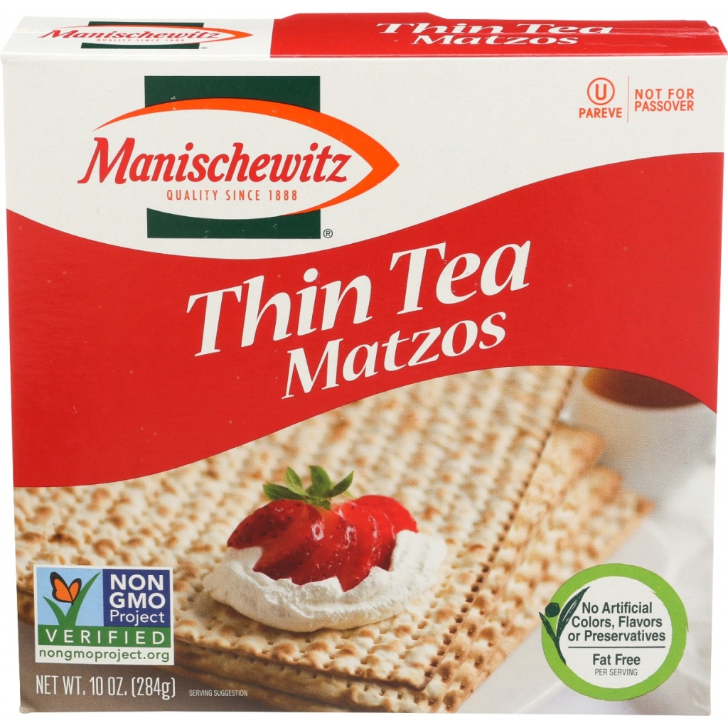 Thin Tea Matzo Crackers - Kosher Snack